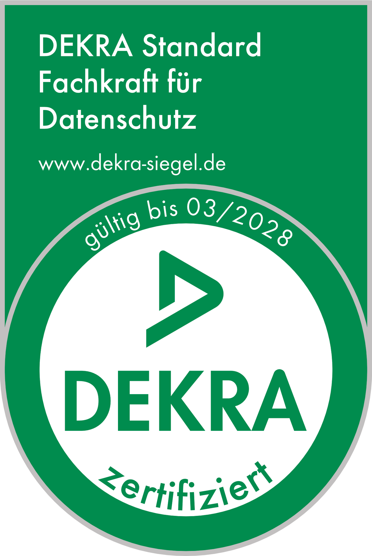 DEKRA Standard Fachkraft für Datenschutz DEKRA Standard Fachkraft für Datenschutz